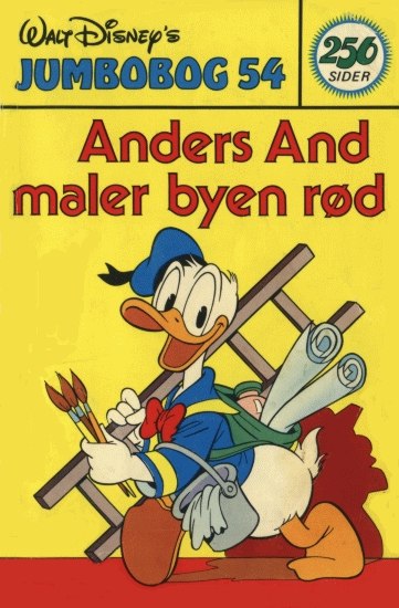 Anders And maler byen rød